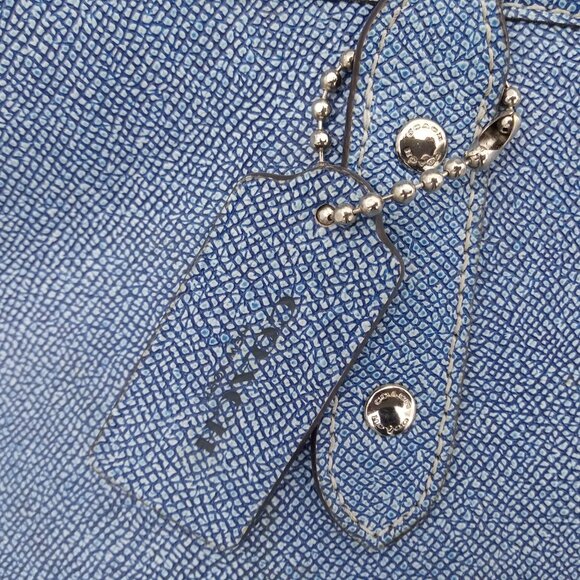 Coach large denim blueCity zip  tote bag - Picture 4 of 9